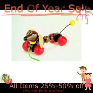 Vintage style Lorenz Spielzeug walking Dog pull toy